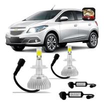 Par Lâmpada Led Farol Alto + Baixo Onix E Prisma 2013 A 2019