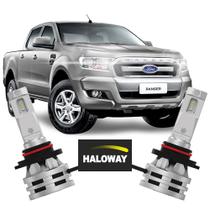 Par Lâmpada LED Farol Alto Ranger 2017/2019 6500K Haloway