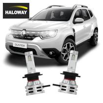 Par Lâmpada Led Farol Baixo Duster 2012/2021 6500K Haloway