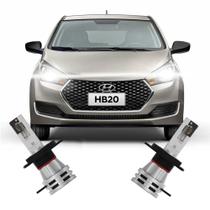 Par Lâmpada Led Farol HB20 2012/2019 6500K Haloway