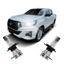 Par Lâmpada Led Farol Hilux SR SRV 2019/2020 6500K Haloway
