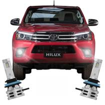 Par Lâmpada LED Farol Milha Hilux 2016/2018 6500k Haloway Par Lâmpada LED Farol Milha Hilux 2016/2018 6500k Haloway