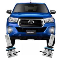 Par Lâmpada LED Farol Milha Hilux 2019/2020 6500k Haloway