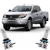 Par Lâmpada LED Farol Milha L200 Triton 2017/2019 6500k Haloway