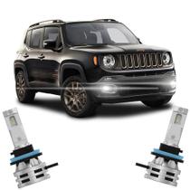 Par Lâmpada LED Farol Milha Renegade 2015/2020 6500k Haloway