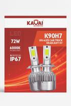 Par Lampada Led H7 72w Super Branca 6000k Bivolt Kauai
