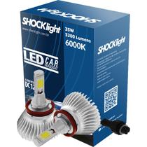 Par Lâmpada Led H8 Headlight Shocklight 6000k 12V 35W