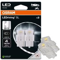 Par Lâmpada LED Osram T20 W21W 6000K 1 Polo Branca Interna Placa Automotiva Par Lâmpada LED Osram T20 W21W 6000K 1 Polo Branca Interna Placa Automotiva