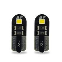 Par Lâmpada Led Pingo Esmagada T10 2w Canbus