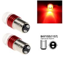 Par Lâmpada Led Pisca Strobo Ré Placa 1 Polo 1156 / 2 Polos 1157