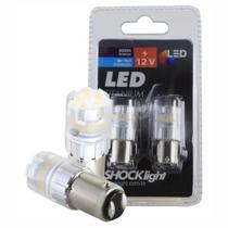 Par Lâmpada Led Titanium 2 Polos Branca 1156 Shocklight 12V - (SLL-1157T-BC) Par Lâmpada Led Titanium 2 Polos Branca 1156 Shocklight 12V - (SLL-1157T-BC)