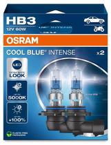 Par Lâmpada Osram Cool Blue Intense HB3 5000K 60w 12v