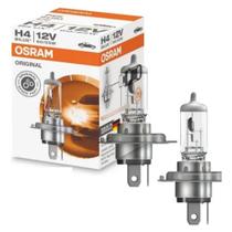 Par Lâmpada Osram Farol Baixo E Alto H4 Halogena 12v 60/55w