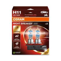 Par Lâmpada Osram Night Breaker 220 H11 55w 12v + 220% Luz Par Lâmpada Osram Night Breaker 220 H11 55w 12v + 220% Luz