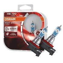 Par lampada osram night breaker laser h8 150% +luz Par lampada osram night breaker laser h8 150% +luz