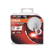 Par Lâmpada Osram Night Breaker Silver H7 +100% 3200K 12V