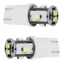 Par Lampada Pingao T10 Tipo Torre 6 Leds 36mm Esmagada 1.8w
