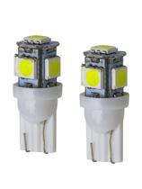 Par Lâmpada Pingo LED T10 5 Leds 5W Lanterna Pingão