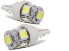 Par Lâmpada Pingo T10 W5w 5 Leds Smd 5050 12v Branca