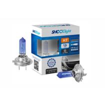 Par Lampada Shocklight Halogena Super Branca H7 12v 55w