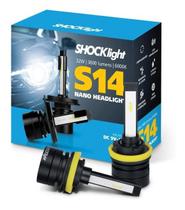 Par Lâmpada Shocklight Super LED S14 Nano H11 32W 6000K 3600 Lumens - (SLL-140011)