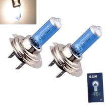 Par Lâmpada Super Branca 12v Farol 5000k