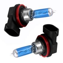 Par Lâmpada Super Branca 12v Farol 5000k