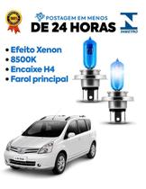 Par Lampada Super Branca Farol Livina 2010 2011 2012 2013 2014 2015 8500k H4 - Tiger