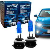 Par Lampada Super Branca H27 881 8500k Xenon 12v 27w Techone