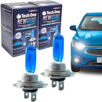 Par Lampada Super Branca H7 8500k Tipo Xenon 12v 55w Techone