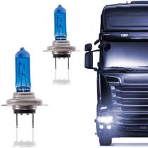 Par Lampada Super Branca H7 Efeito Xenon 8500k Caminhão 24v Par Lampada Super Branca H7 Efeito Xenon 8500k Caminhão 24v