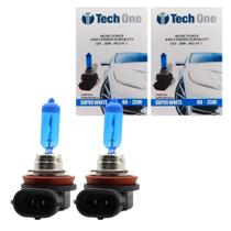 Par lampada super branca h8 35w 12v 8500k efeito xenon tech one Par lampada super branca h8 35w 12v 8500k efeito xenon tech one