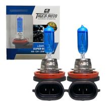 Par Lâmpada Super Branca H8 Tiger Auto Premium 8500K - 35W Par Lâmpada Super Branca H8 Tiger Auto Premium 8500K - 35W