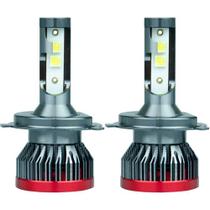 Par Lampada Super Led Automotiva 6000l R8 Cree 9012 6500k