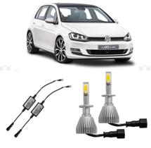 Par Lampada Super Led H1 Para Golf V 2007 até 2013