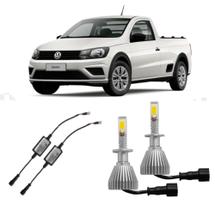 Par Lampada Super Led H1 Para Saveiro G7 2017 até 2020