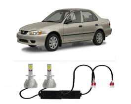 Par Lampada Super Led H3 Corolla 1993 até 2007