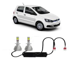 Par Lampada Super Led H3 Fox 2003 até 2009