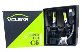 Par lampada super led h4 6000k c6 Par lampada super led h4 6000k c6