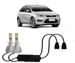 Par Lampada Super Led H7 Ford Focus 2005 até 2020 Par Lampada Super Led H7 Ford Focus 2005 até 2020