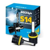 Par Lâmpada Super Led Headlight S14 Nano H11 H8 H9 H16-2 6000K 12V 24V 32w Efeito Xenon - SHOCKLIGHT Par Lâmpada Super Led Headlight S14 Nano H11 H8 H9 H16-2 6000K 12V 24V 32w Efeito Xenon - SHOCKLIGHT