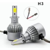 Par Lampada Super Led Mini H1 H3 H4 H7 H11 Hb4 Hb3 6500k