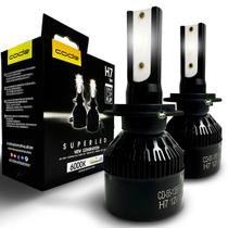 Par Lâmpada Super Led New Csp Flip 3200l 6000k Encaixe H7