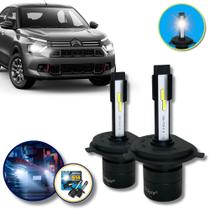 Par Lâmpada Super Led S14 Farol Baixo Alto H4 Citroen Basalt Par Lâmpada Super Led S14 Farol Baixo Alto H4 Citroen Basalt