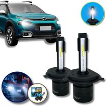 Par Lâmpada Super Led S14 Farol Baixo Alto H4 Citroen Cactus Par Lâmpada Super Led S14 Farol Baixo Alto H4 Citroen Cactus