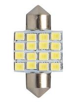 Par Lâmpada Torpedo TG 1014001 16 Leds Luz Teto Placa Super Branca 31mm Tiger Auto Par Lâmpada Torpedo TG 1014001 16 Leds Luz Teto Placa Super Branca 31mm Tiger Auto