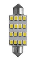 Par Lâmpada Torpedo TG 1014003 16 Leds Luz Teto Placa Super Branca 41mm Tiger Auto Par Lâmpada Torpedo TG 1014003 16 Leds Luz Teto Placa Super Branca 41mm Tiger Auto