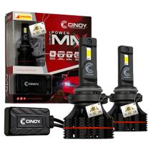 Par Lâmpada Ultra Led Power Max Farol 10000 lumens 12v 24v H1 H3 H7 H8 H11 H16 9006 9012