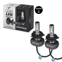 Par lâmpada ultra led titanium h4 6000k 12v 50w 5000lm