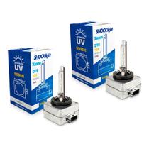 Par Lâmpada Xenon D1S 5500K 35W 12V Branca Shocklight Par Lâmpada Xenon D1S 5500K 35W 12V Branca Shocklight
